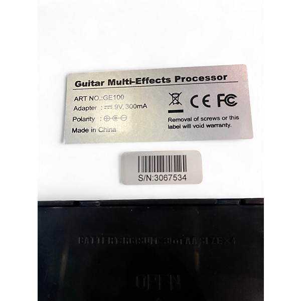Used Mooer ge100 Effect Processor