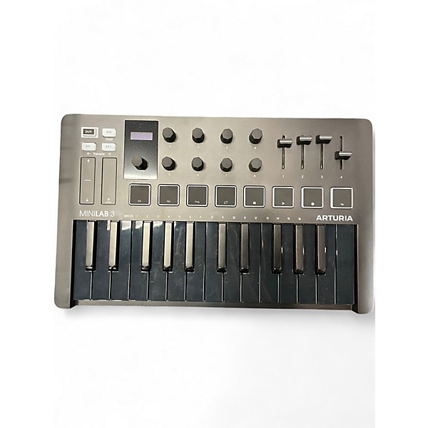 Used Arturia Minilab 3 Deep Black MIDI Controller
