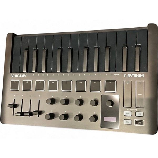 Used Arturia Minilab 3 Deep Black MIDI Controller