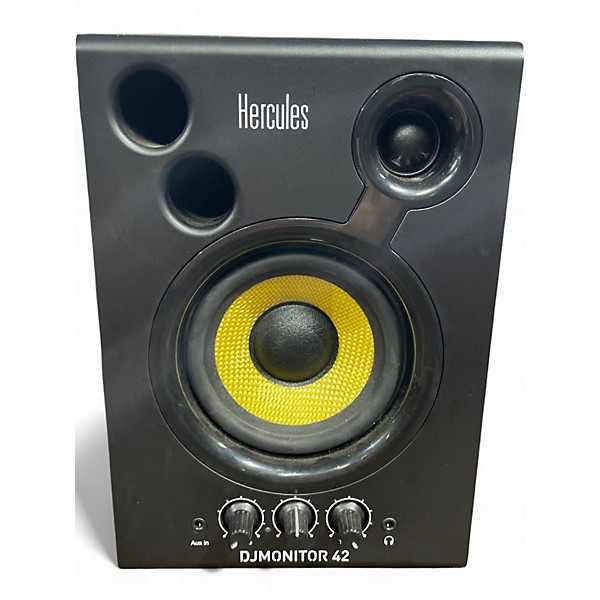 Used Hercules DJ djmonitor 42 pair Powered Monitor