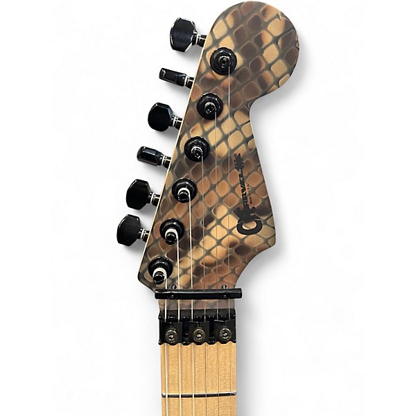 Used Charvel Custom Shop DeMartini Sig Snake Snakeskin Solid Body Electric Guitar