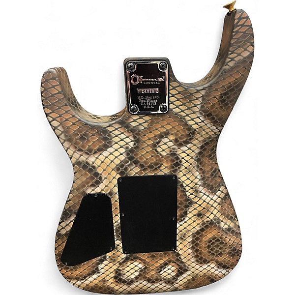 Used Charvel Custom Shop DeMartini Sig Snake Snakeskin Solid Body Electric Guitar