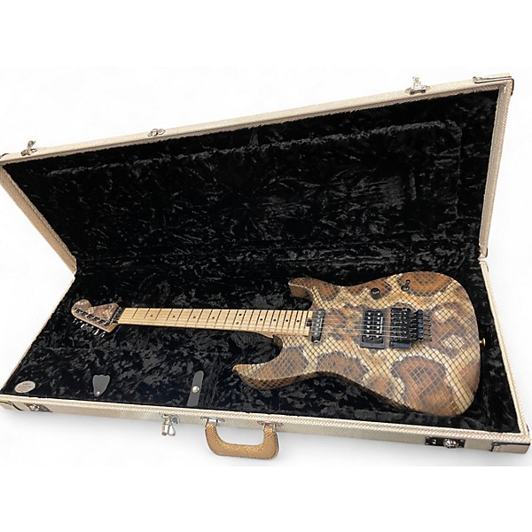 Used Charvel Custom Shop DeMartini Sig Snake Snakeskin Solid Body Electric Guitar