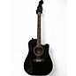 Used Fender LaBrea Dreadnought Black Acoustic Electric Guitar thumbnail