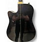 Used Fender LaBrea Dreadnought Black Acoustic Electric Guitar