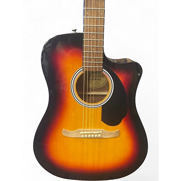 Used Fender FA-125CE Sunburst Acoustic Electric Guitar