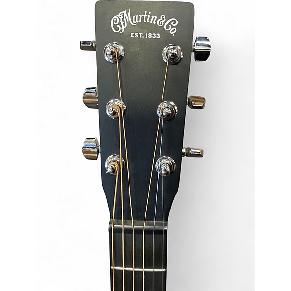 Used Martin DX Johnny Cash Black Acoustic Electric Guitar