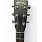 Used Martin DX Johnny Cash Black Acoustic Electric Guitar