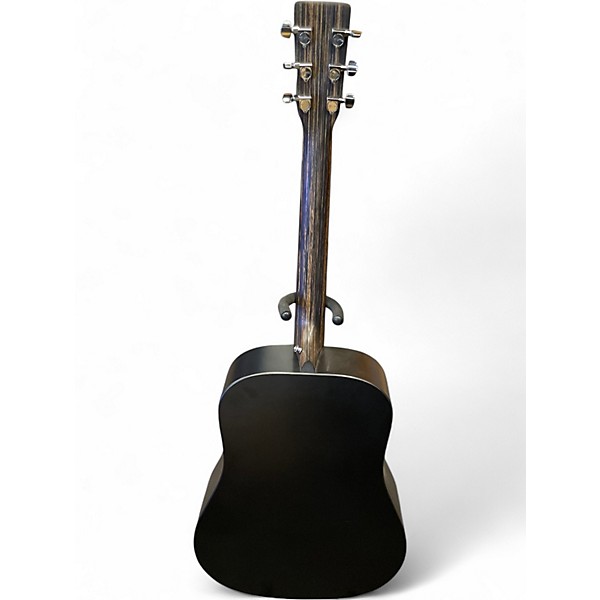 Used Martin DX Johnny Cash Black Acoustic Electric Guitar