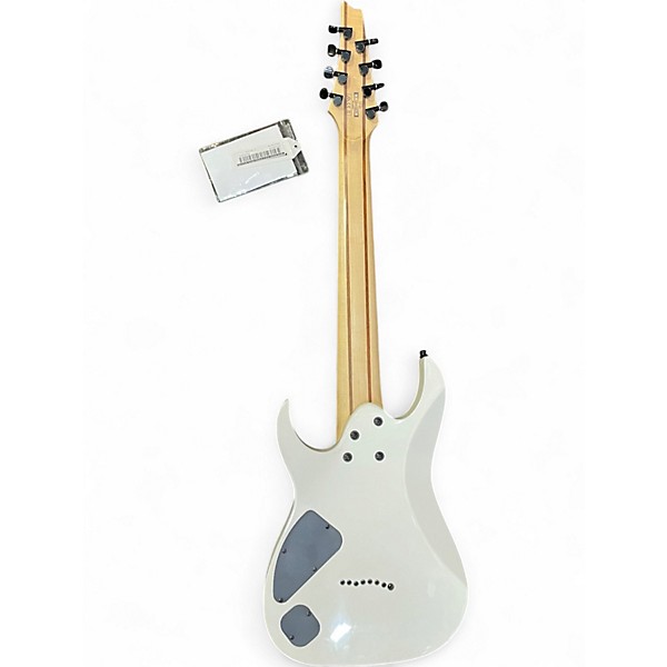 Used Ibanez RG8 8 String White Solid Body Electric Guitar