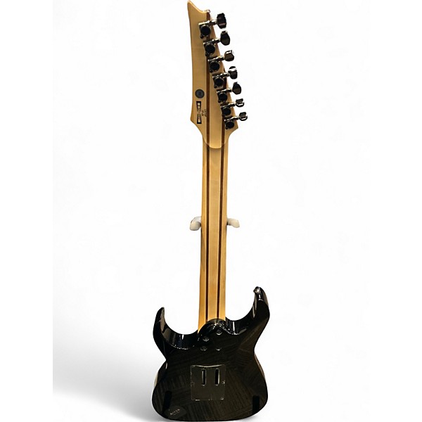 Used Ibanez UV70 Universe Steve Vai Signature 7 String Black Solid Body Electric Guitar