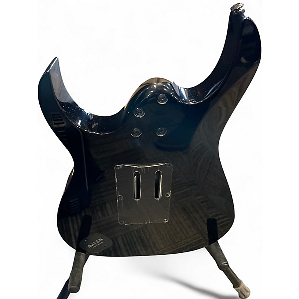 Used Ibanez UV70 Universe Steve Vai Signature 7 String Black Solid Body Electric Guitar