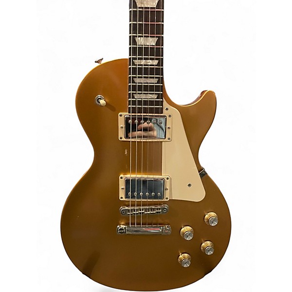 Used Gibson Les Paul Tribute Gold Top Solid Body Electric Guitar
