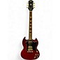 Used 2021 Epiphone SG STD Cherry Solid Body Electric Guitar thumbnail
