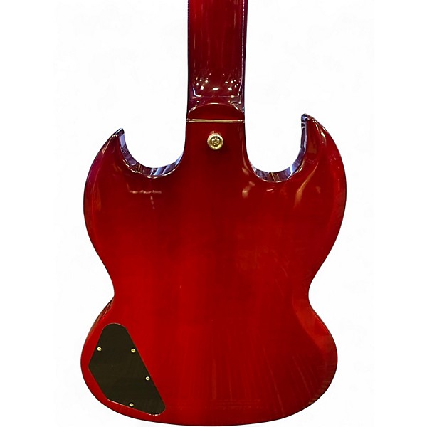 Used 2021 Epiphone SG STD Cherry Solid Body Electric Guitar