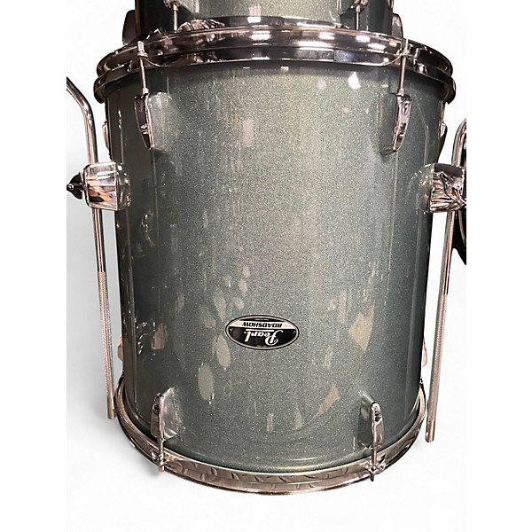 Used Pearl 4 Piece RoadShow blue sparkle Drum Kit