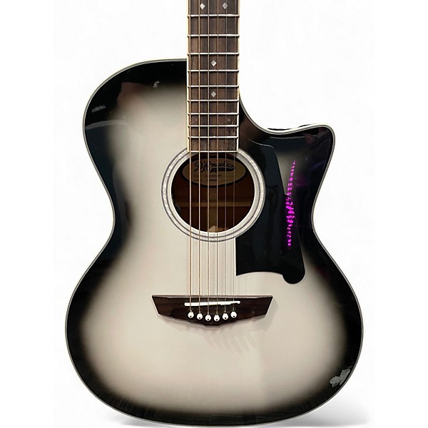 Used D'Angelico Excel Series Gramercy Silverburst Acoustic Electric Guitar