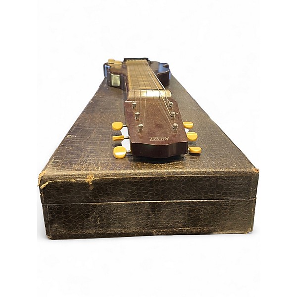 Used Kiesel LAPSTEEL Brown Lap Steel