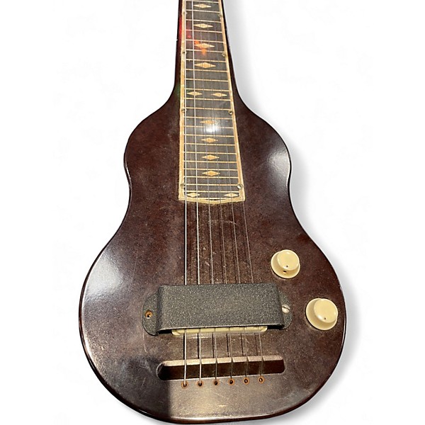 Used Kiesel LAPSTEEL Brown Lap Steel