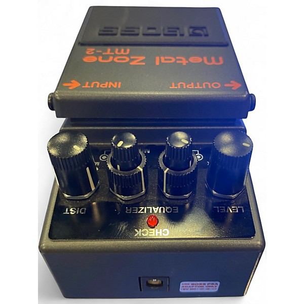 Used BOSS MT2 Metal Zone Distortion Effect Pedal