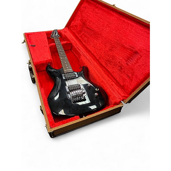 Used Ibanez JS100 Joe Satriani Signature Black Solid Body Electric Guitar