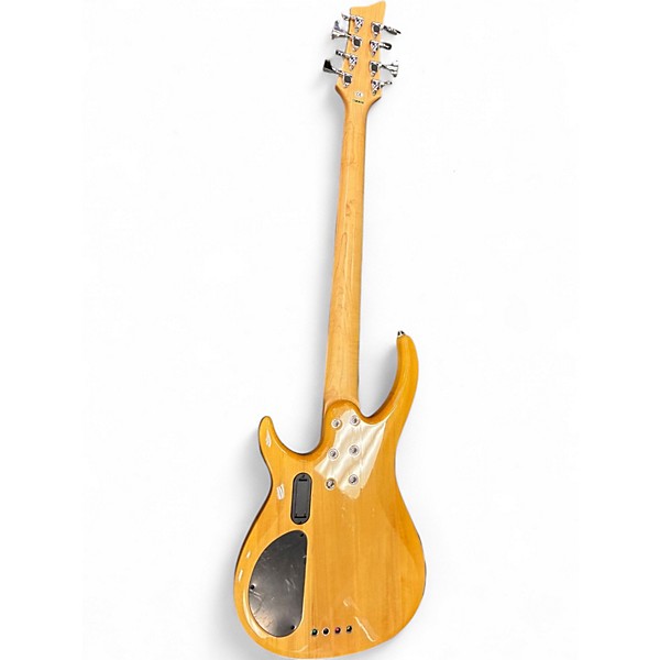 Used Rogue LX408 Yellow Electric Bass Guitar