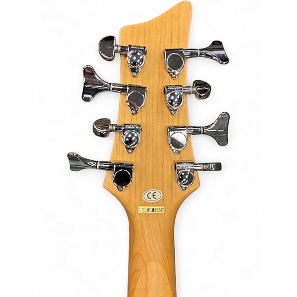 Used Rogue LX408 Yellow Electric Bass Guitar