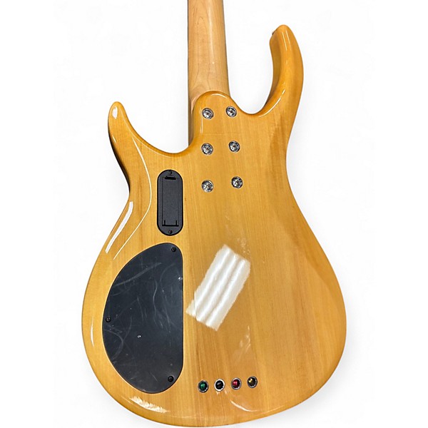 Used Rogue LX408 Yellow Electric Bass Guitar