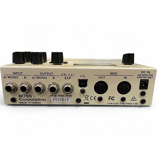Used BOSS DD500 Digital Delay Effect Pedal