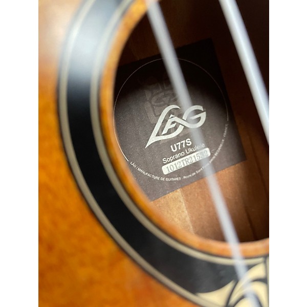Used Lag Guitars U77S Brown Ukulele