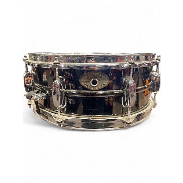 Used TAMA 14X5.5 Rockstar Series Snare BLACK NICKEL Drum