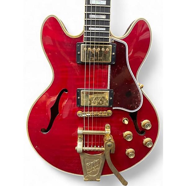 Used Gibson cs356 trans cherry Hollow Body Electric Guitar