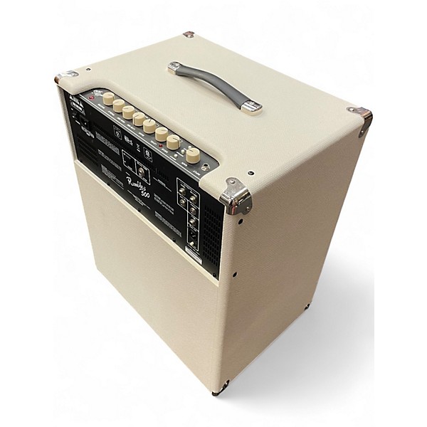 Used Fender Rumble V3 500W Ivory Bass Combo Amp