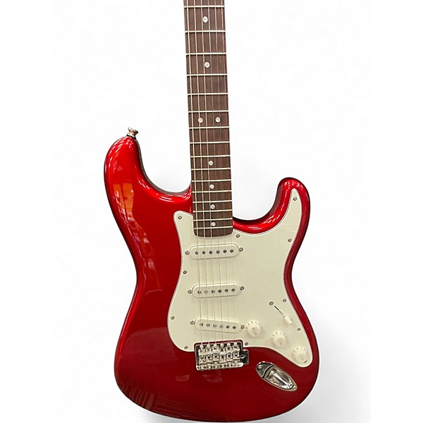Used Squier Classic Vibe 1960S Stratocaster Candy Apple Red Solid Body Electric Guitar