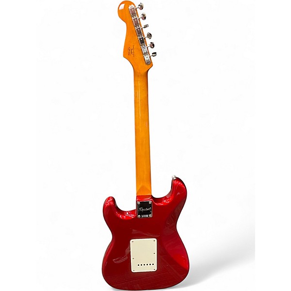 Used Squier Classic Vibe 1960S Stratocaster Candy Apple Red Solid Body Electric Guitar