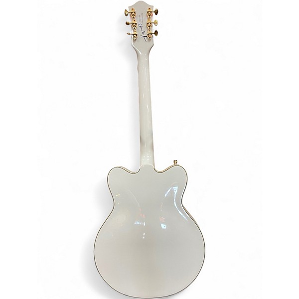Used Gretsch Guitars G5422TG ELECTROMATIC WHITE AND GOLD Hollow Body Electric Guitar