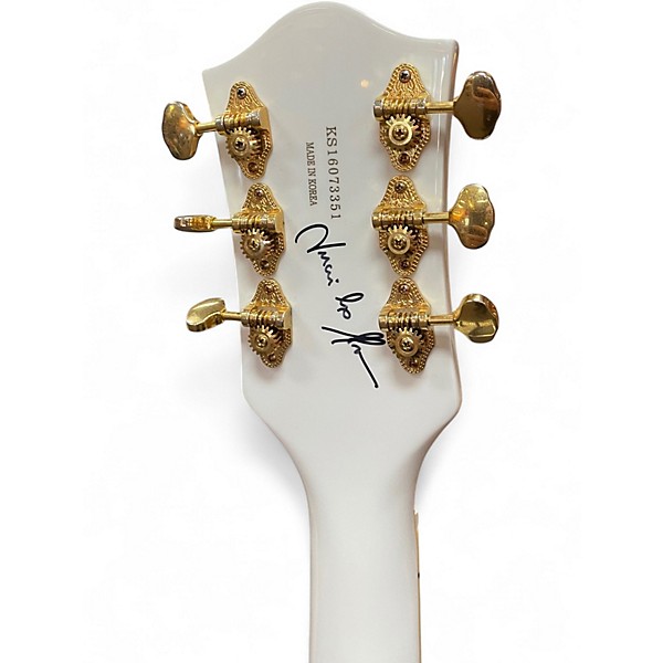 Used Gretsch Guitars G5422TG ELECTROMATIC WHITE AND GOLD Hollow Body Electric Guitar