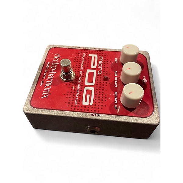 Used Electro-Harmonix Micro Pog Polyphonic Octave Generator Effect Pedal