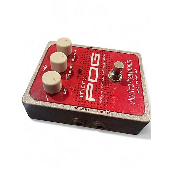 Used Electro-Harmonix Micro Pog Polyphonic Octave Generator Effect Pedal