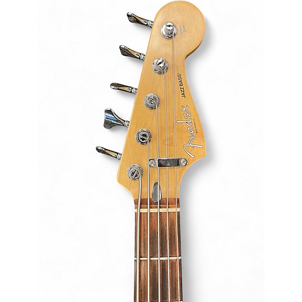 Used 2006 Fender Deluxe Active Jazz Bass V 5 String Sunburst Electric Bass Guitar