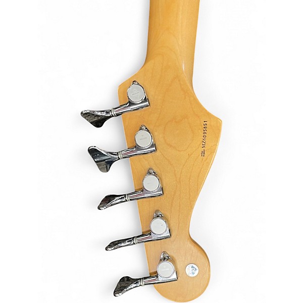 Used 2006 Fender Deluxe Active Jazz Bass V 5 String Sunburst Electric Bass Guitar