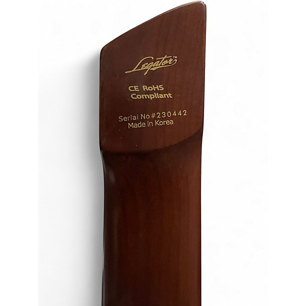 Used Legator Ghost G8FP black Solid Body Electric Guitar