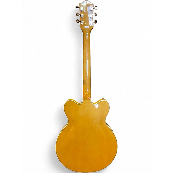 Used Gretsch Limited-Edition Center Block Cat-Eye With V-Stoptail and Gol Village Amber Hollow Body Electric Guitar