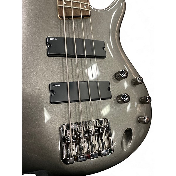 Used Ibanez SR300 Silver Electric Bass Guitar