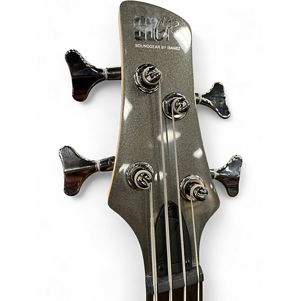 Used Ibanez SR300 Silver Electric Bass Guitar