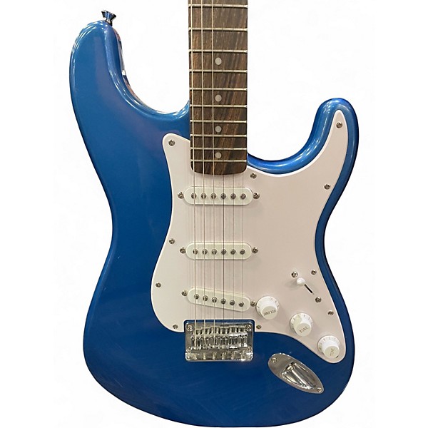 Used Squier Standard Stratocaster Blue Solid Body Electric Guitar