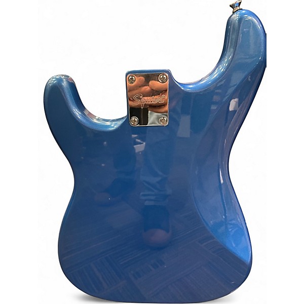 Used Squier Standard Stratocaster Blue Solid Body Electric Guitar