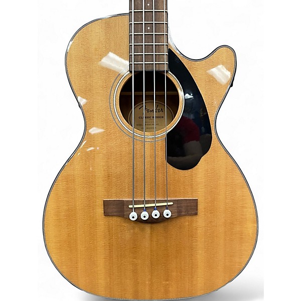 Used Fender CB-60SCE Natural Acoustic Bass Guitar
