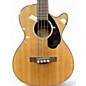 Used Fender CB-60SCE Natural Acoustic Bass Guitar