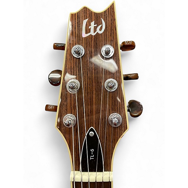 Used ESP LTD TL6 Black Acoustic Electric Guitar